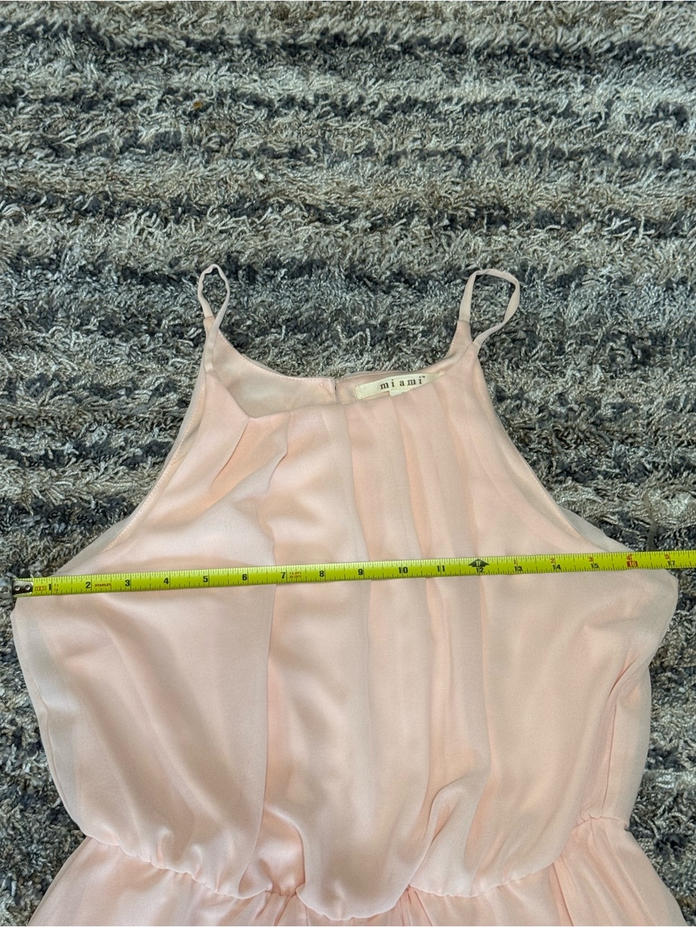 miami Soft Pink Chiffon Mini Dress - Picture 4 of 9